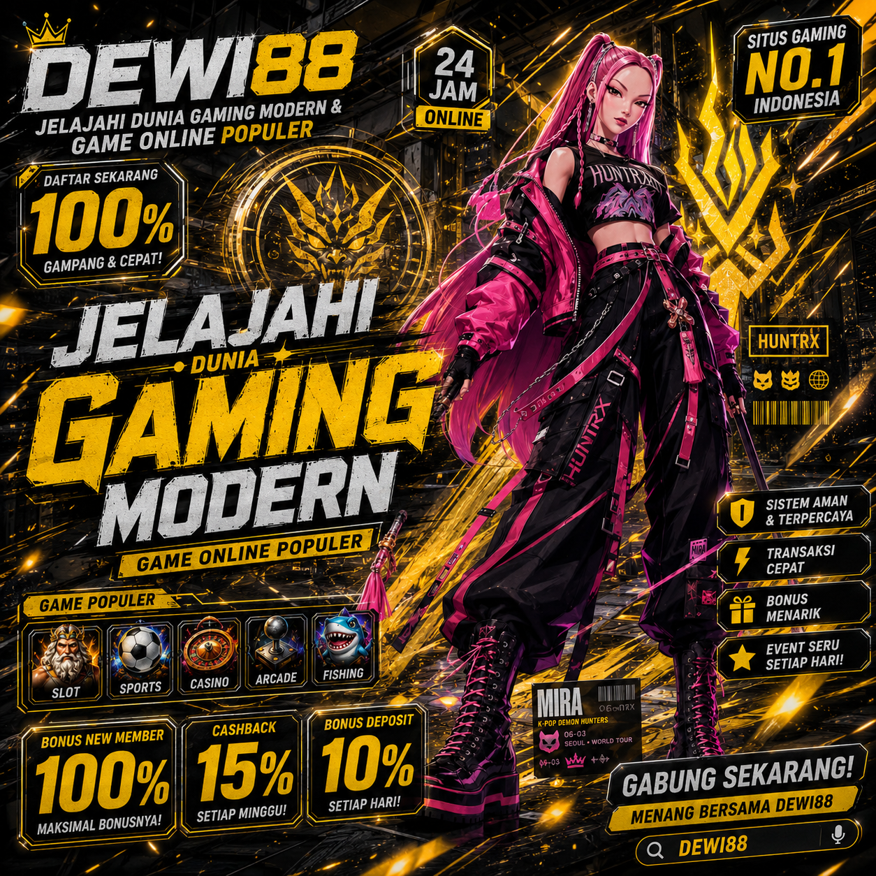 DEWI88 | Jelajahi Dunia Gaming Modern & Game Online Populer